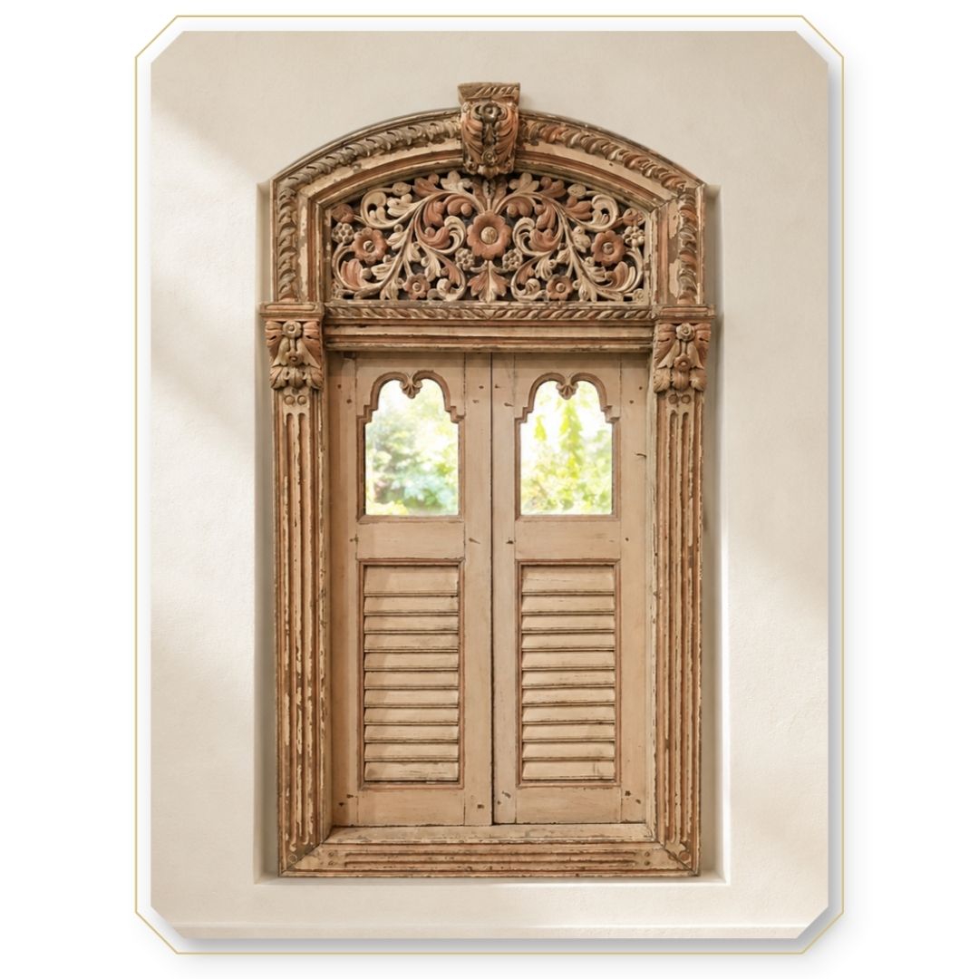 ANTIQUES WINDOW